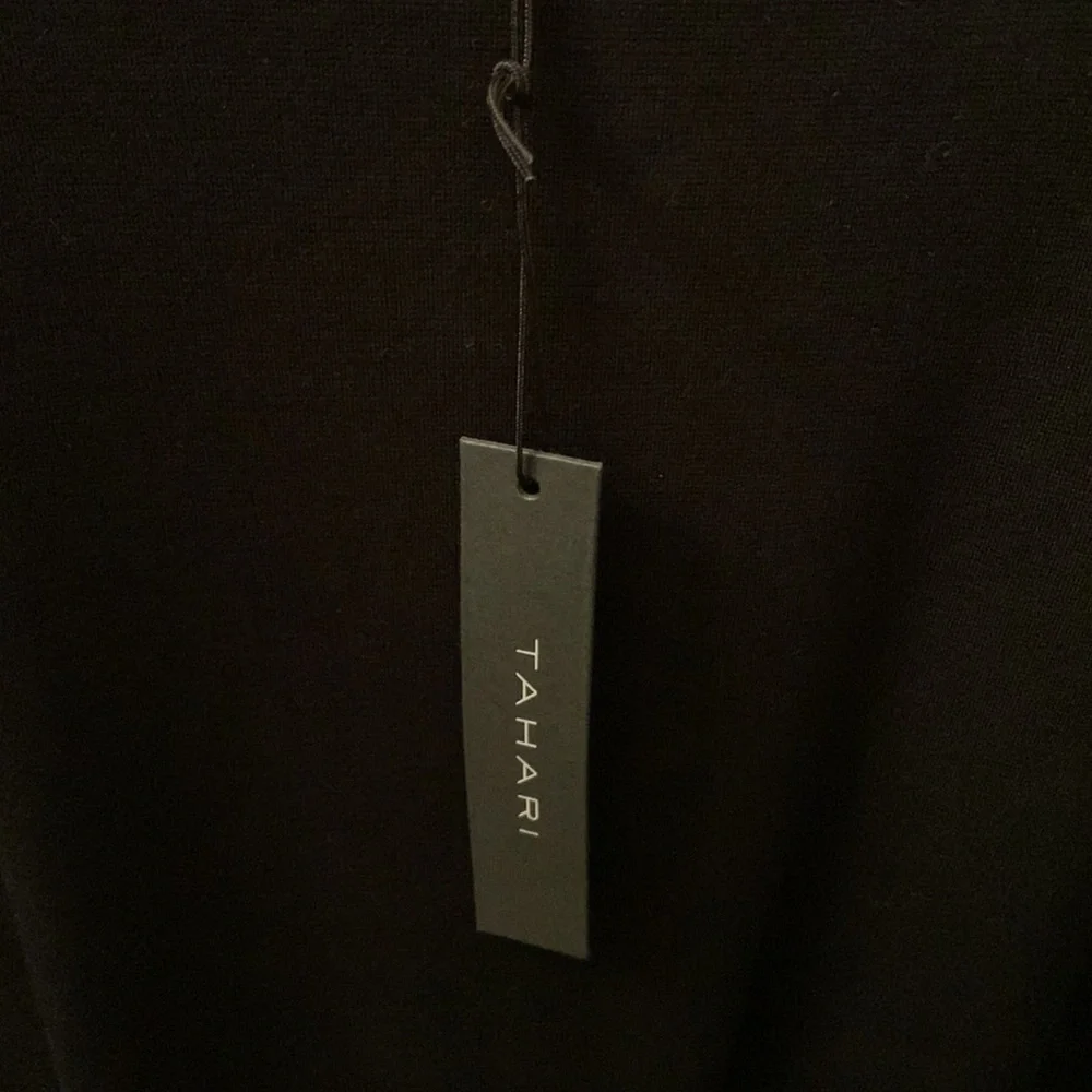 Black long sleeve dress, new with tags. Size medium. Tahari brand - Picture 4 of 7